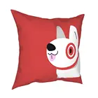 Квадратная наволочка с рисунком яблока, для дивана, бультерьера