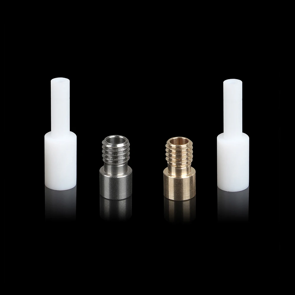 

XCR3D 3d Printer Parts PTFE Teflonto Tube Heat Break Stainless Steel Copper Throat 2 in 1 out Hotend Extruder Replacement Kit