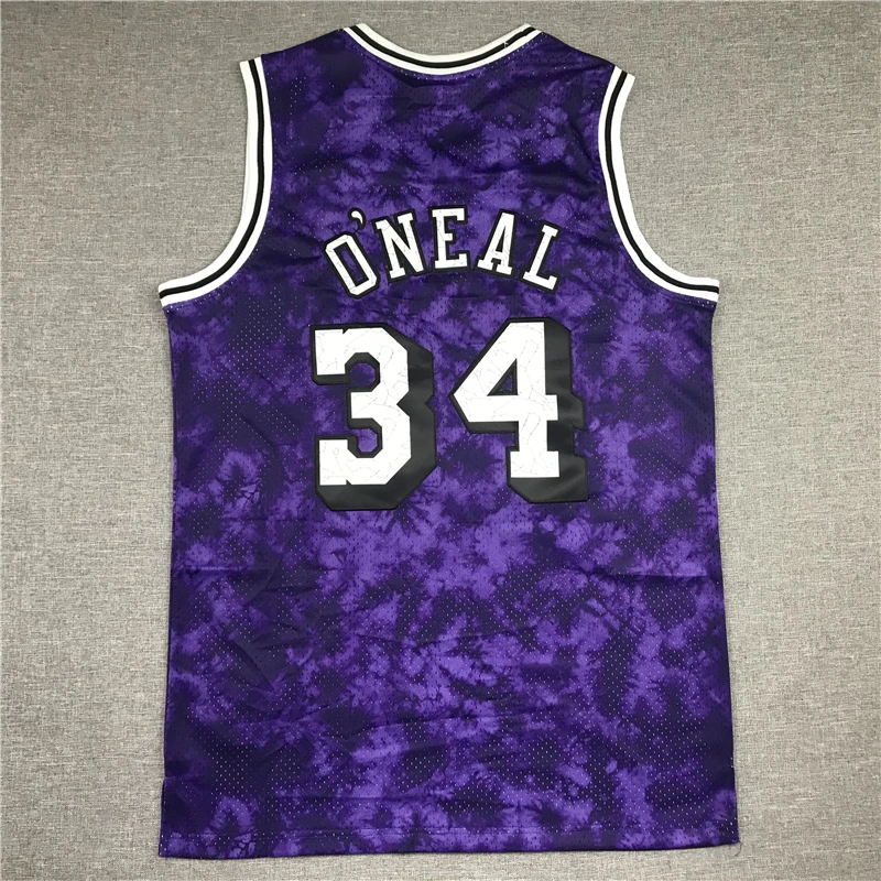 

Mens New American Basketball Jerseys Clothes Orlando Magic Shaquille O'Neal #32 #34 European Size Ball Pants T Shirts Tops 2XL