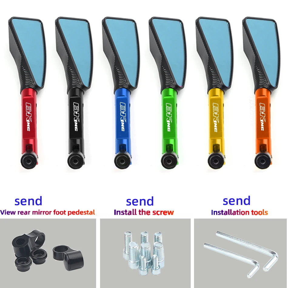 Алюминиевое боковое зеркало заднего вида для мотоцикла SUZUKI B KING BKING 2008 2009 2010 CNC