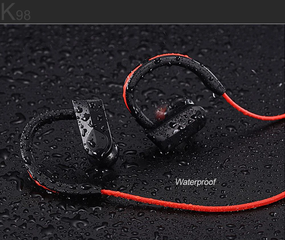 K98 наушники беспроводные Bluetooth гарнитура спортивные водонепроницаемые bluetooth