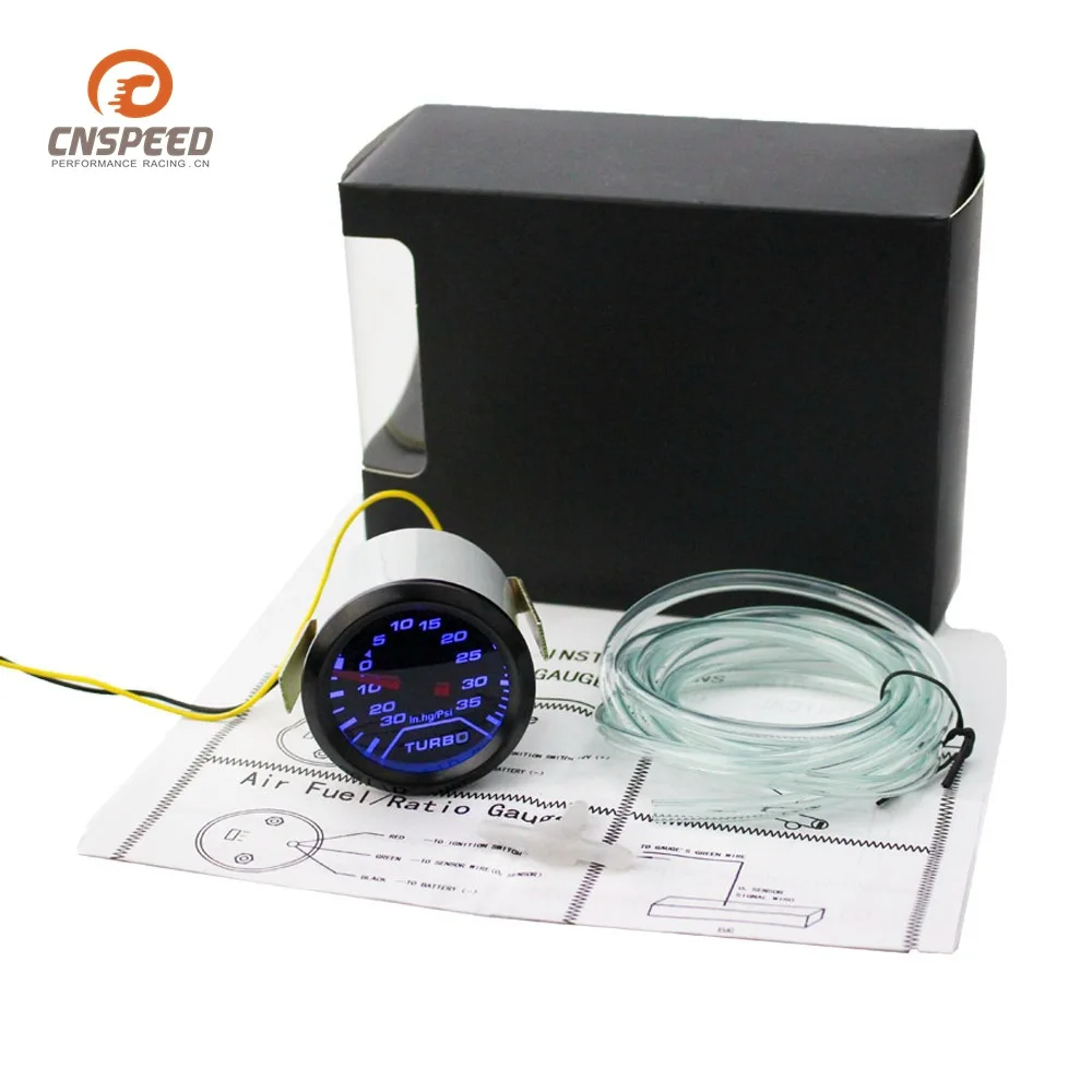 2 дюймовый 52 мм Автомобильный указатель объектива чернил синий светильник