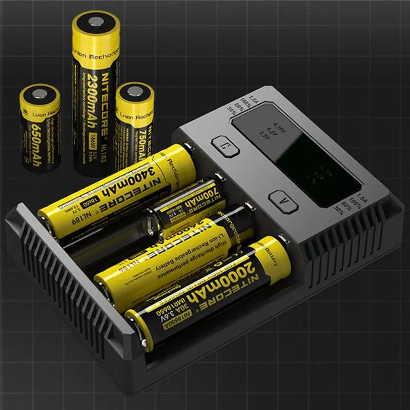 Оригинальное зарядное устройство Nitecore D4 D2 новинка I4 I2 Digi интеллектуальное с