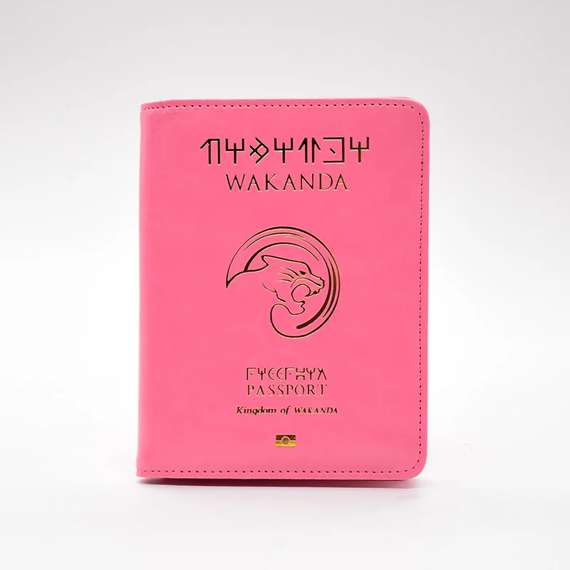 HEQUN Многофункциональный Wakanda Держатель для паспорта Rfid милый мягкий Pu кожаный