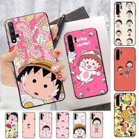 toplbpcs chibi maruko chan phone case for huawei p30 40 20 10 8 9 lite pro plus psmart2019