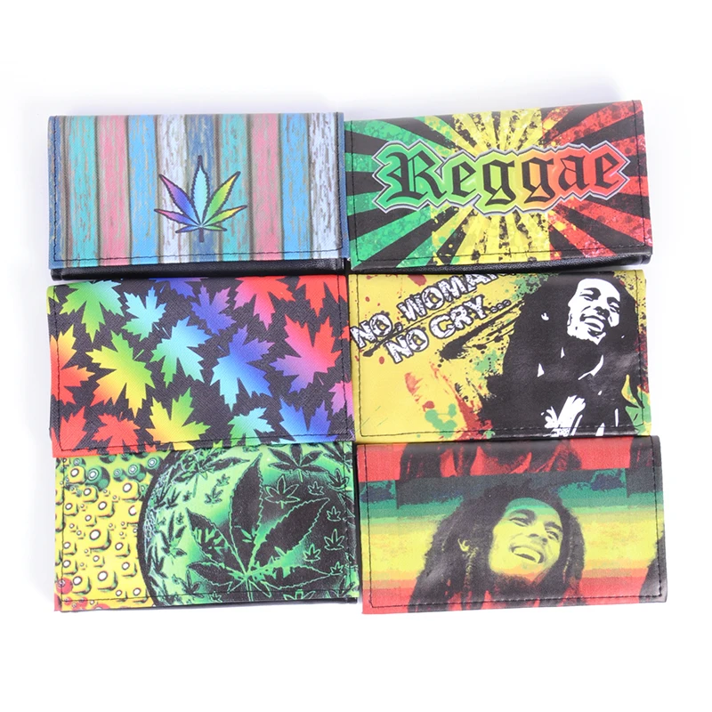 Top Grade Leather Hookah Cigarette Tobacco Pipe Pouch Case W/Rolling Tip Paper Holder Slot Perfect Gift 61025