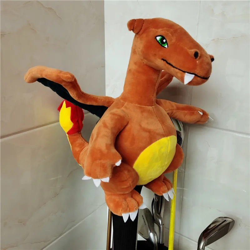 Чехол с мультяшным драконом для головы водителя плюшевый Для Гольфа 460cc