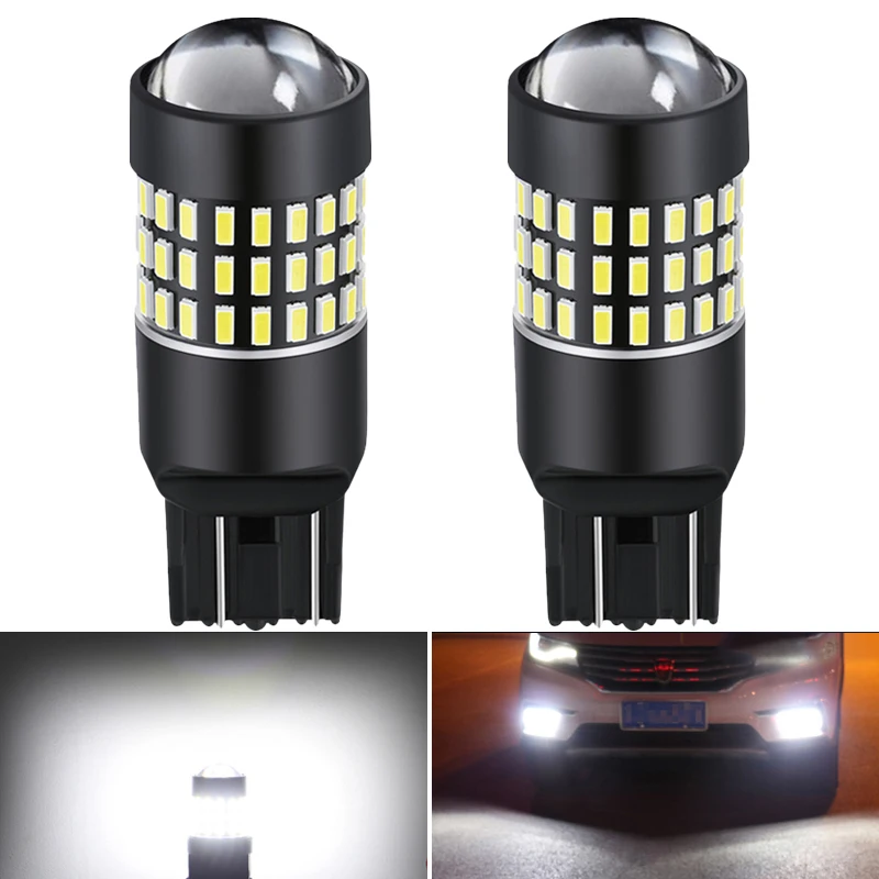 Светодиодные дневные хосветильник 2 шт. DRL T20 W21W 7443 светодиодный Светодиодная
