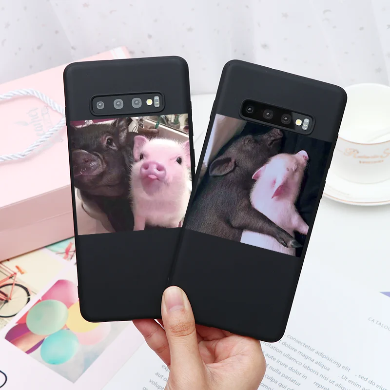 Чехлы с мультяшными свиньями для Samsung Galaxy Note S20 Ultra FE S11 Plus A90 A91 A42 A9 A8 Star A7 A6 A5 J6 Duo 2018