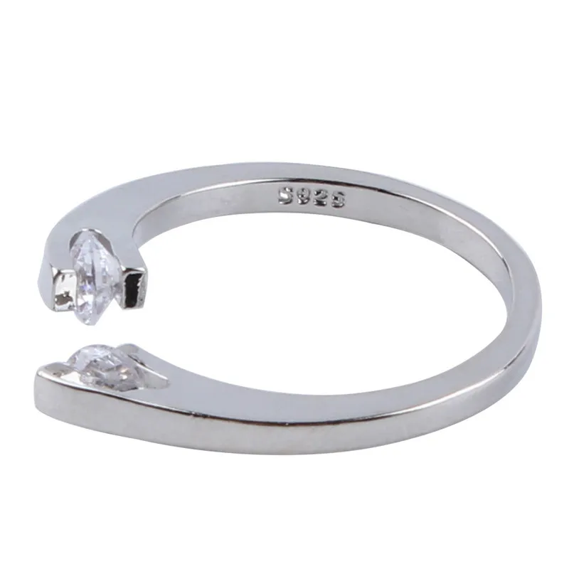 Simple Fashion Crystal Ring For Women Fine Jewelry Adjustable Double Rounds Open Midi Toe Rings | Украшения и аксессуары