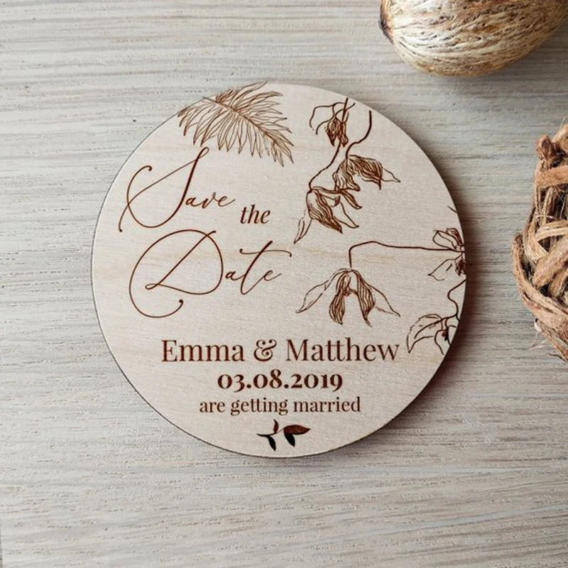 

Персонализированные магниты для сохранения даты, деревянные магниты для сохранения даты на заказ, деревянные магниты в деревенском стиле, ...