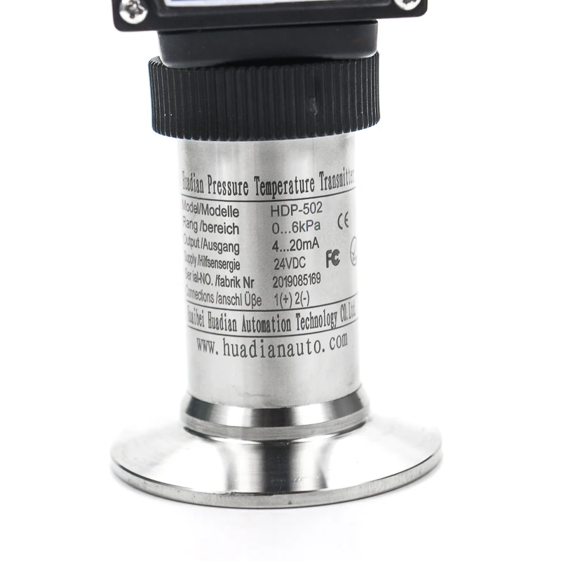 4-20MA Pressure Transmitter -100kPa.. -10~0~1MPa Transducer 0-5V Clamp Sensor Flat Film | Инструменты