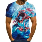 Футболка мужская с круглым вырезом, повседневная забавная с коротким рукавом, с аниме принтом, лето 2020