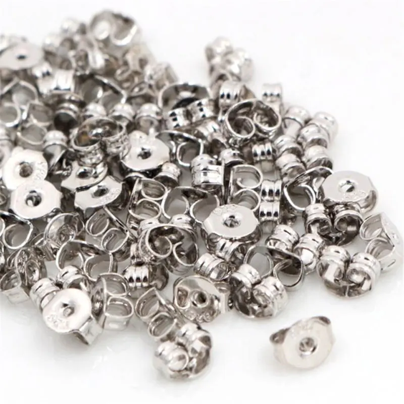 Посеребренные затычки для ушей сережек сережек-гвоздиков ювелирные изделия