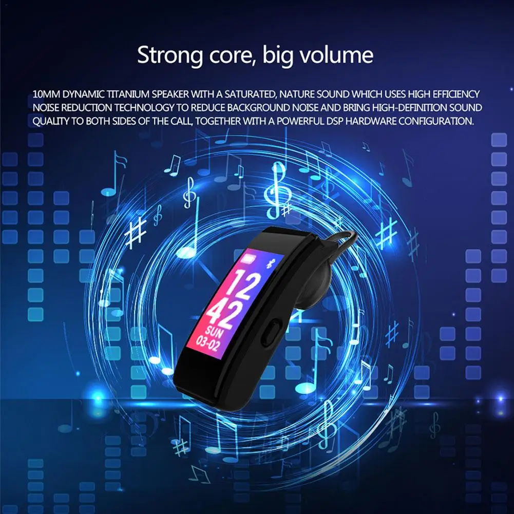 Новый смарт браслет 2 в 1 Talkband Беспроводная Bluetooth гарнитура наушники Смарт часы