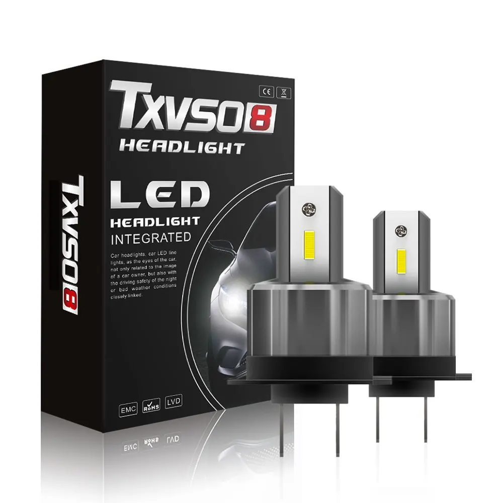 

TXVSO8 Focus Super Bright H7 Car Led Light Bulb 2020 12V 6000K Headlight 36W/bulb with CSP 7200LM Luces Led Para Auto for Ford