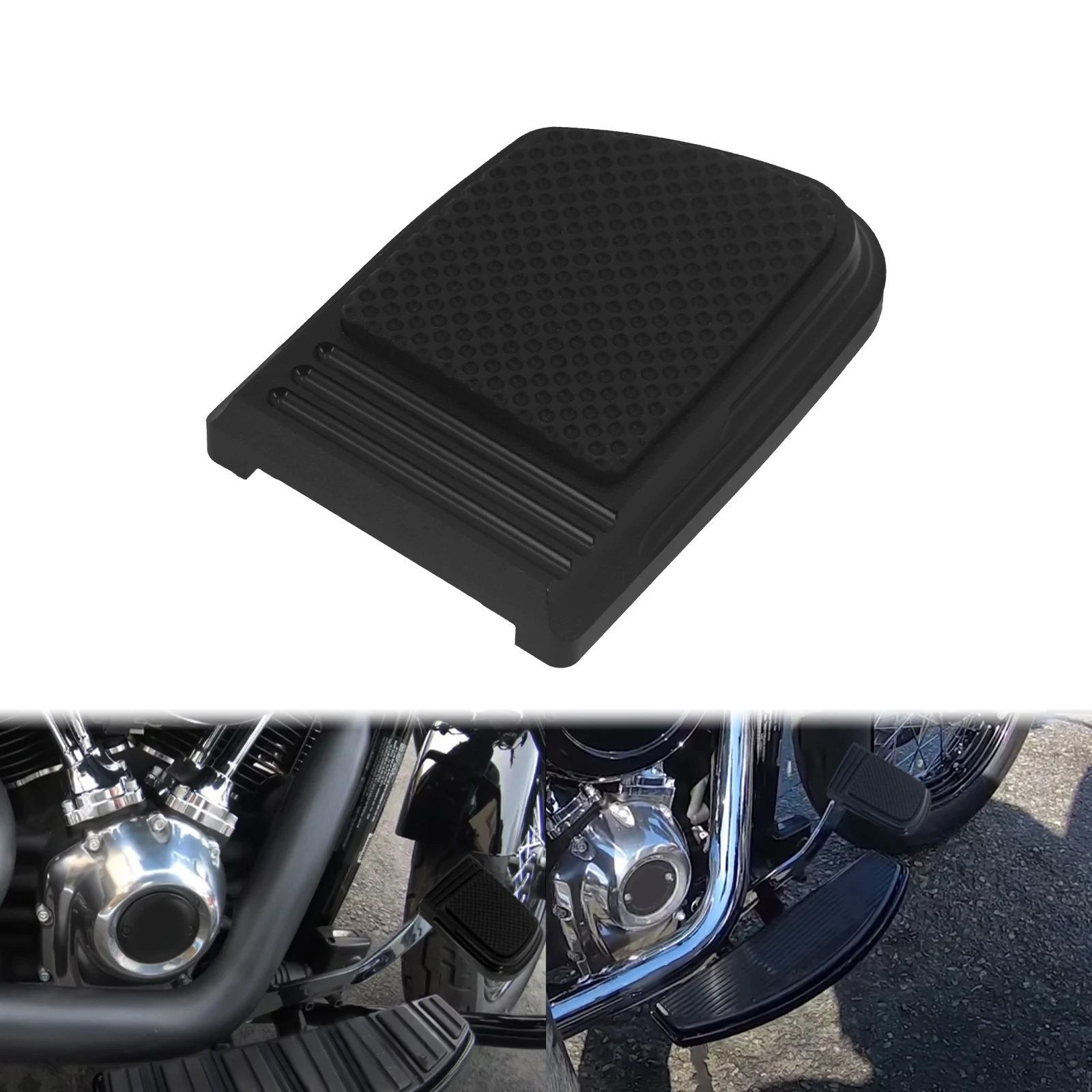 Накладка на педаль тормоза для мотоцикла с ЧПУ чёрная Harley Softail FLSB FXBR FXBRS 2018 2019 2020 |