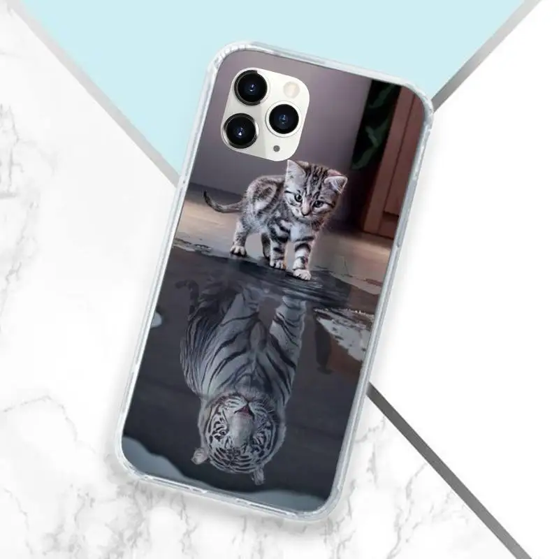 

Animal Cat lovely high quality Phone Case for iPhone 11 12 pro XS MAX 8 7 6 6S Plus X 5S SE 2020 XR
