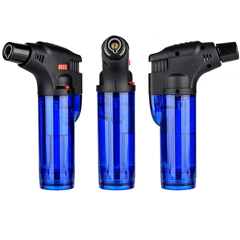 

Torch Lighter High jet Flame Butane Gas Refillable Adjustable Butane Jet Torch Lighter BBQ Tools Flame Ignition Tool