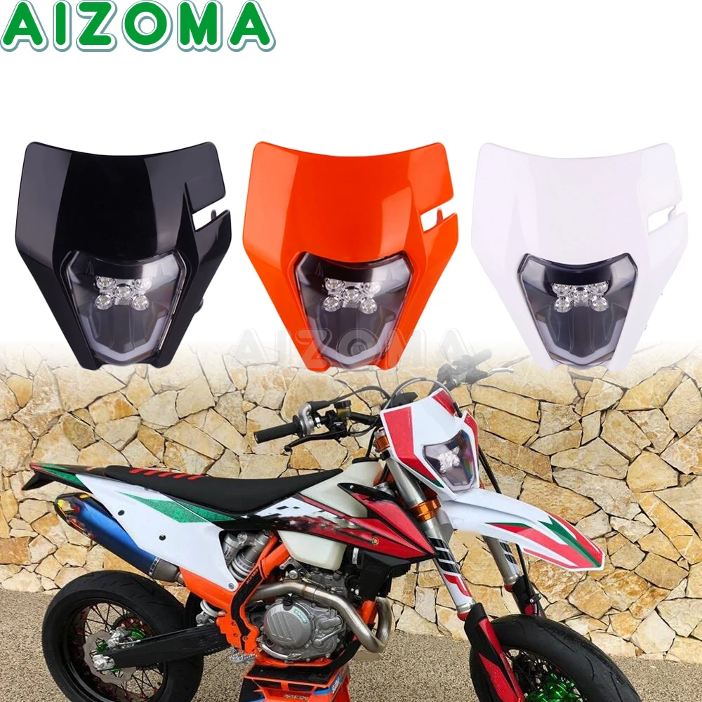 СВЕТОДИОДНАЯ головная фара для мотоцикла Supermoto обтекатель XC-W EXC XCF SX F SMR 2020 2021 MX |