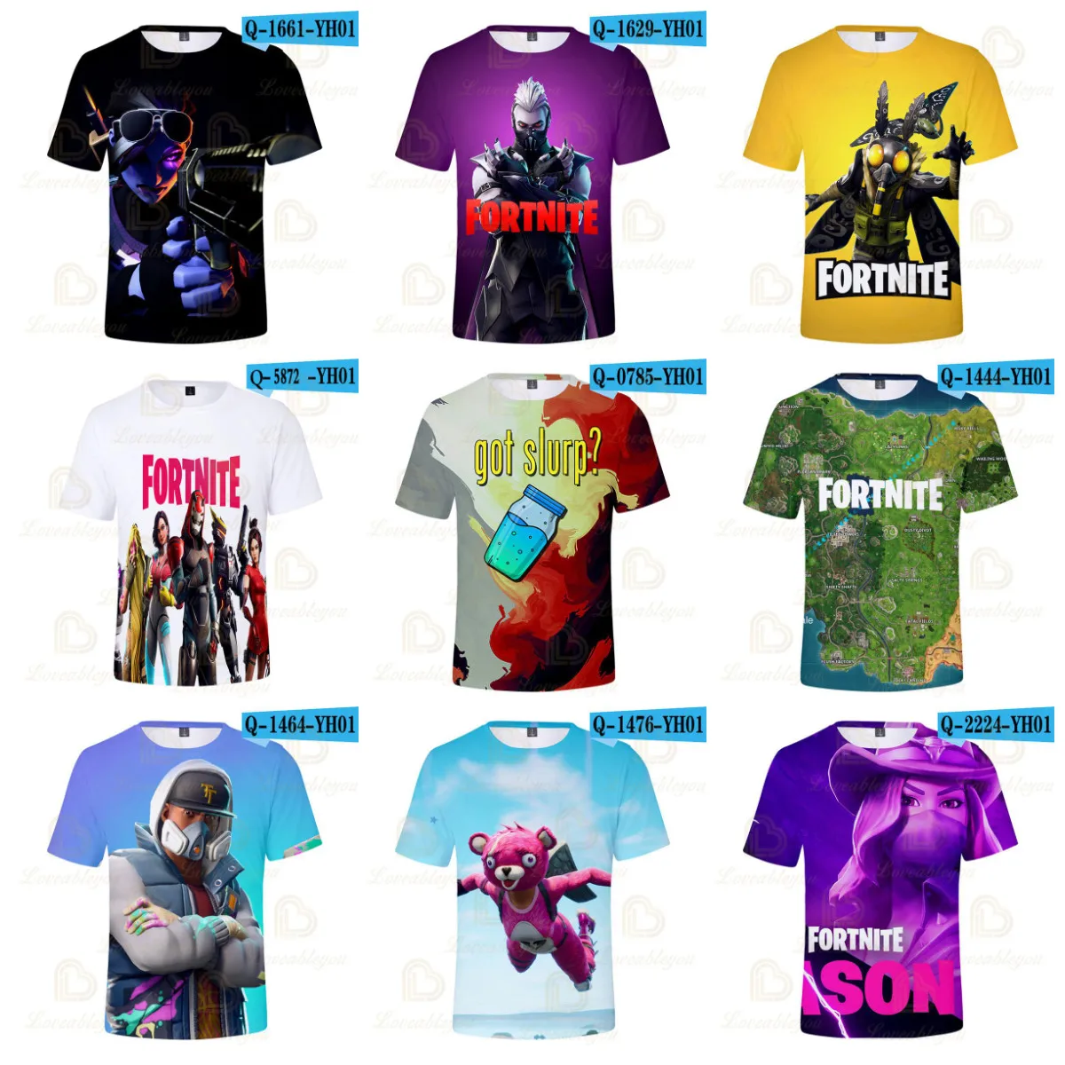 

Fortnite Victory Shoot Game Battle Royale 3D T-shirt Babys Clothing Harajuku Tshirt Children Cute Kids Hero Tops Boys Girls