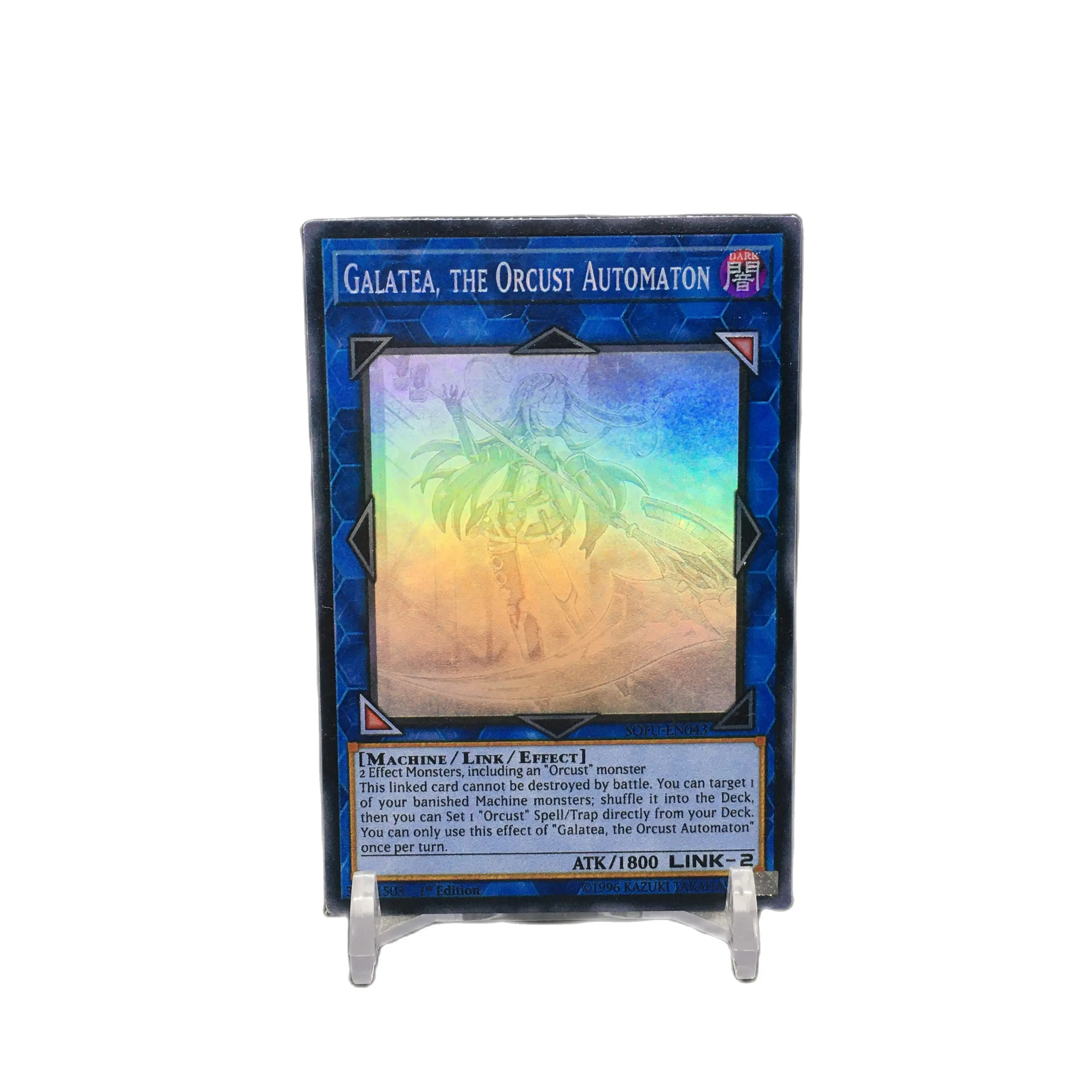 

Yu-gi-ой SOFU-JP043 DIY особый по индивидуальному заказу Галатея, Orcust автомат на английском языке, серого, белого цвета, не-голографическая (не оригин...