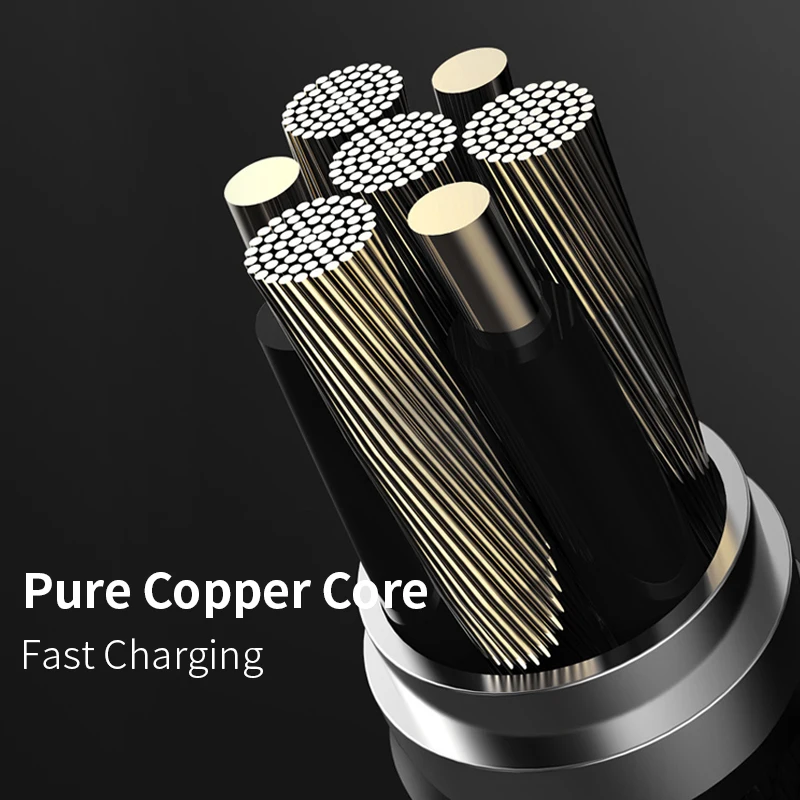 Power4 мобильные телефоны USB шнуры 3 в 1 для iPhone зарядный кабель usb type C для Lightning Micro USB Android кабели зарядки