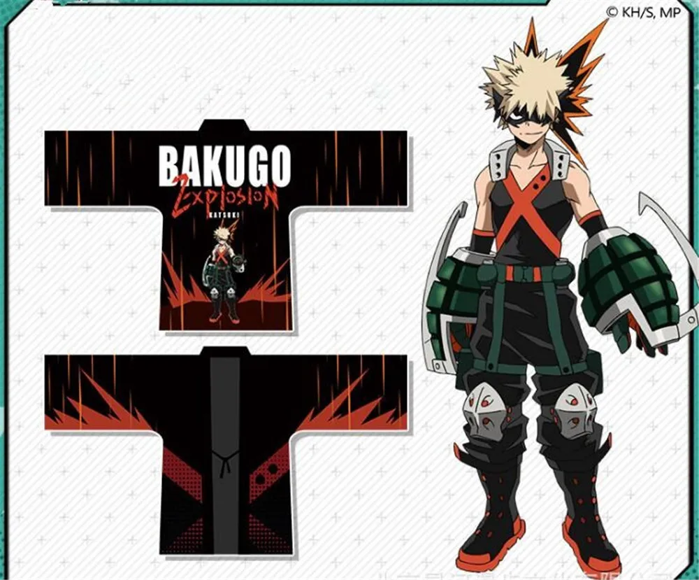 Мой герой академический плащ юката Косплей Костюм Boku No Hero academic Bakugo Katsuki Todoroki Shoto