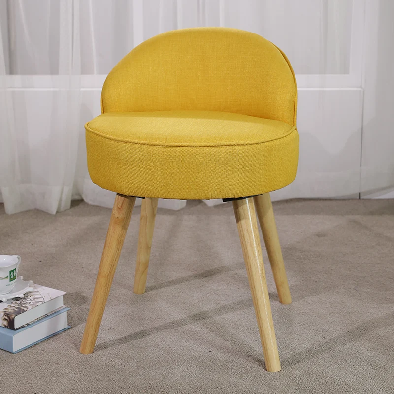 Современный минималистичный стул для макияжа маникюра в скандинавском стиле с