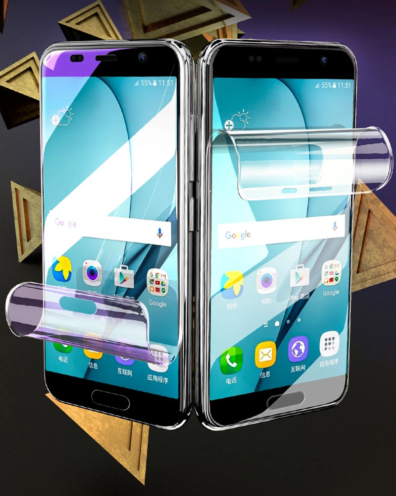 3 шт передняя+ задняя Гидрогелевая пленка для Samsung S8 S8plus S9 S9plus S10 S10plus пленка для объектива камеры S6 S6edge S7 S7edge Защитная пленка для экрана
