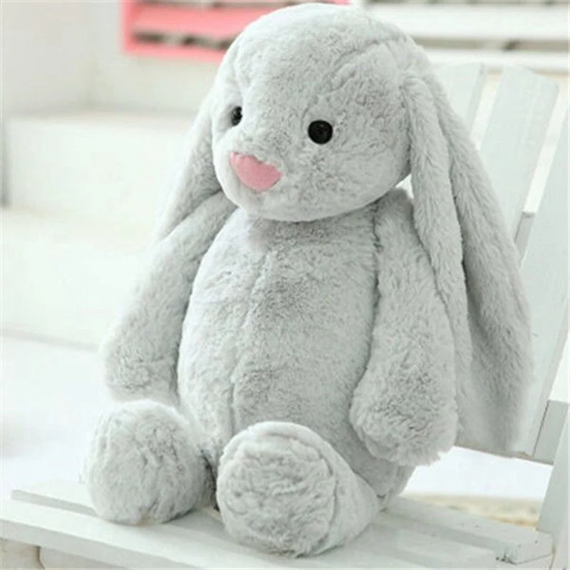 Soft Stitch Plush Toys For Children Bunny Sleeping Mate Stuffed Plush Animal For Baby 30cm Cute Easter Rabbit Doll