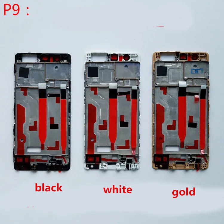 Enlarge Original used of 90% new For Huawei P9  Front Housing LCD Frame Bezel Plate For Huawei P9