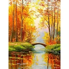 XMQ пейзаж с виллой DIY 5D алмазная живопись полностью круглая резиновая мозаика вышивка картина Стразы домашний Декор подарок