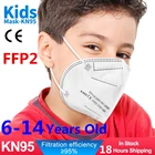 5 слоев FFP2 маска CE KN95 Mascarillas детская FPP2 Утвержденная защитная маска для рта, детский респиратор KN95 маска FFP2