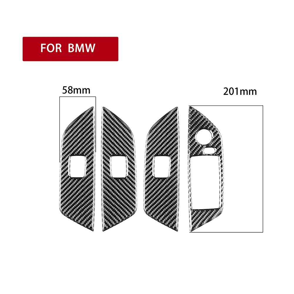 

Sticker Cover Trim Car Styling Accessories Window Lift Switch Button Frame Trim for BMW E84 X1 2011-2015 LHD Accessories