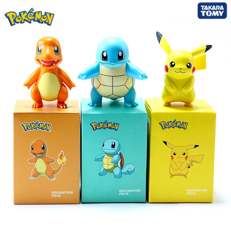 

Original Takara Tomy Pokemon Blind Box Pikachu Doll Doll Ornaments Anime Graphics Children's Toys Pokemon Figures Anime Figure