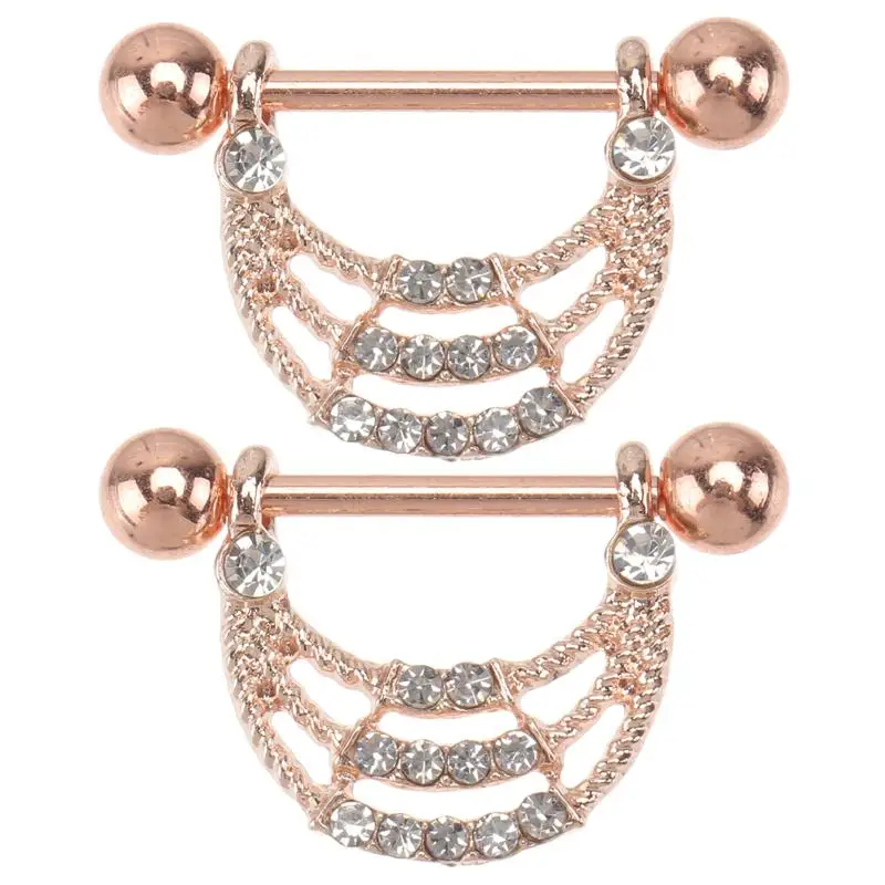 Модное кольцо для сосков 1 пара уникальное ювелирное изделие пирсинга тела яркое