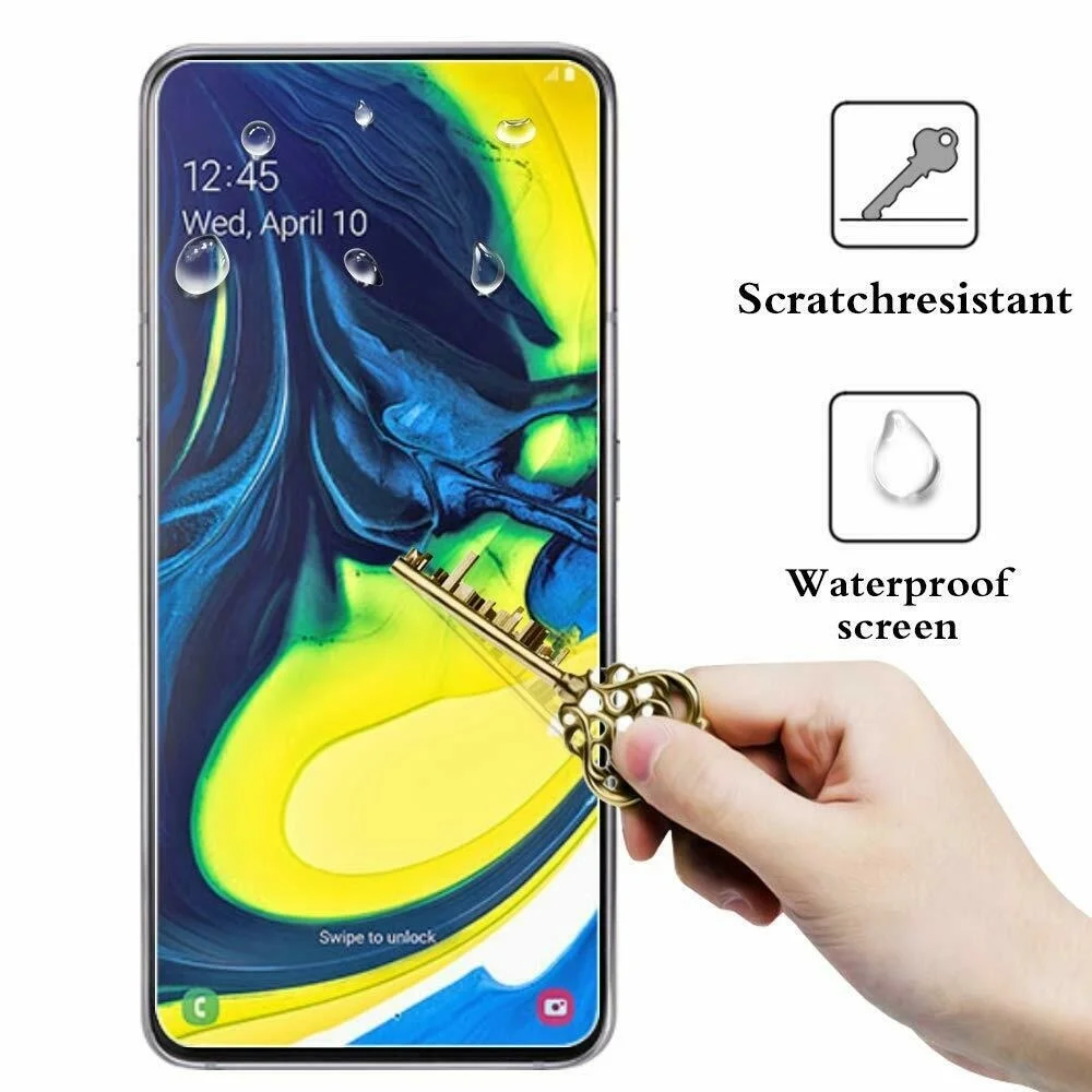 

COQUE A80 ETUI PROTCTION SILICONE TRANSPARENT FILM VERRE TREMPE 9H