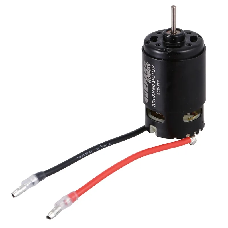 

SURPASS HOBBY 550 Brushed Motor 21T 7.4V 13000RPM 600W RC Motor for HSP HPI Wltoys Kyosho TRAXXAS RC Car Parts