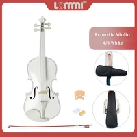 lommi 44 fiddle violin full size violin violin acoustic handmde violin fiddle with bridge bow case for student beginner violino