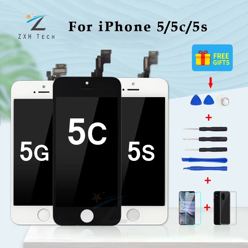 1 шт. Высокое качество без мертвой точки ЖК дисплей для iPhone 5S 5C 5 6G дигитайзер