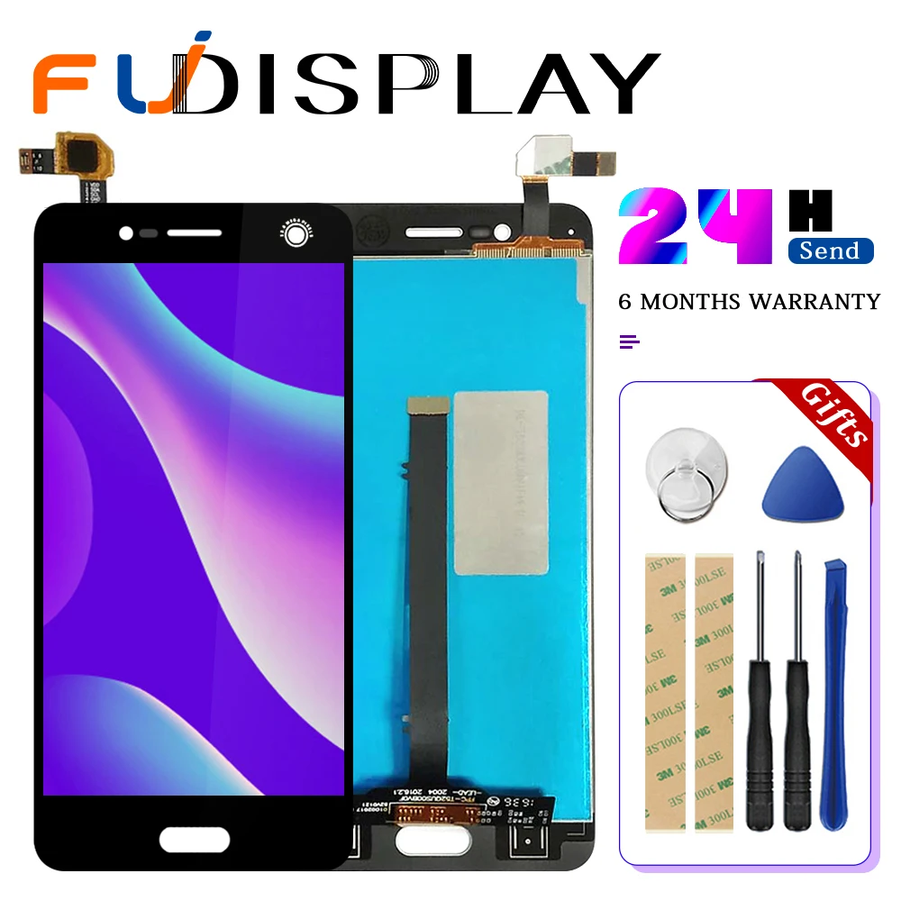 Полный ЖК-дисплей + кодирующий преобразователь сенсорного экрана в сборе для ZTE