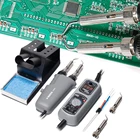 Портативные пинцеты YIHUA 938D 110 220 В, мини-паяльная станция с вилкой для ЕС и США для ремонта BGA SMD, пинцет для паяльной станции