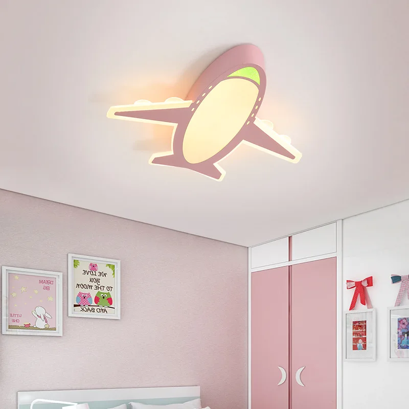 

Creative cartoon airplane children's ceiling lamp children's room lamp bedroom lamp kindergarten decorative lamp