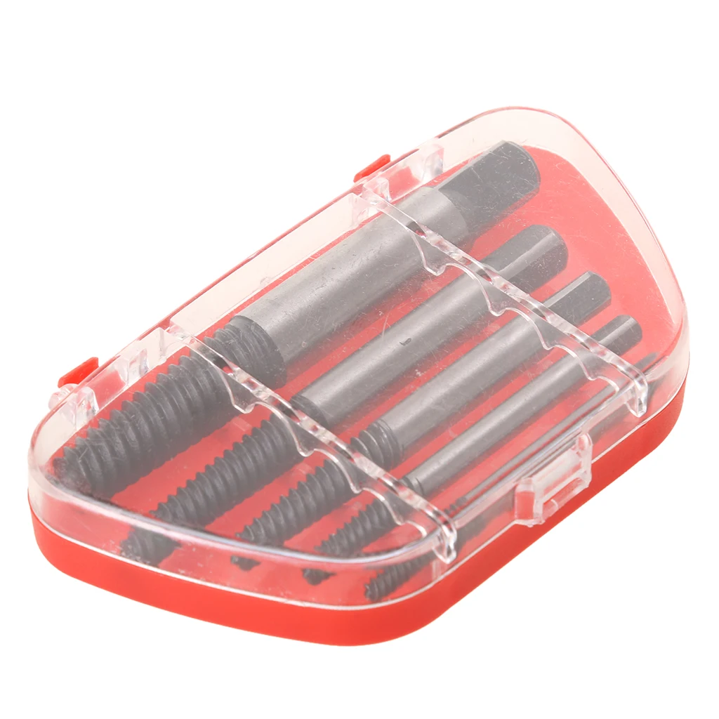 

5 Pcs 4mm-18mm Steel Screw Extractor Set Stud Remover Tool Kit