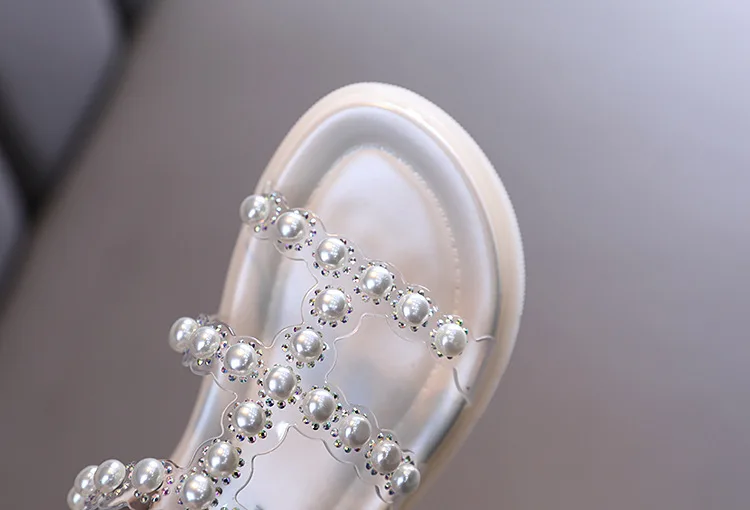 

Summer Girls Casual Sandals Rhinestone Princess Shoes Student Roman Shoes Children Shoes Toddler Sandals