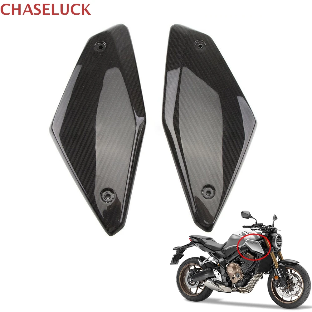 Углеродное волокно для Honda CB650R 2019 2020 рамка Боковая панель защитная оболочка
