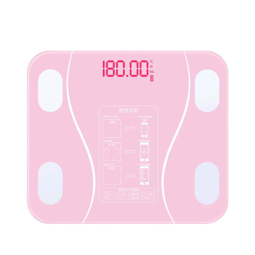 Электронные цифровые весы Mi с ЖК дисплеем для измерения веса тела в ванной