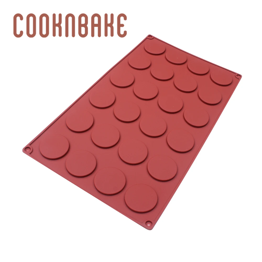 COOKNBAKE силиконовая форма для печенья круглая конфет и шоколада 24 полости