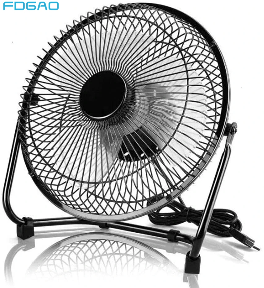Portable 8 Inch Small Desk USB Cooler Cooling Fan Office Table Personal Mini Fans Super Mute Silent for Notebook Laptop Computer |